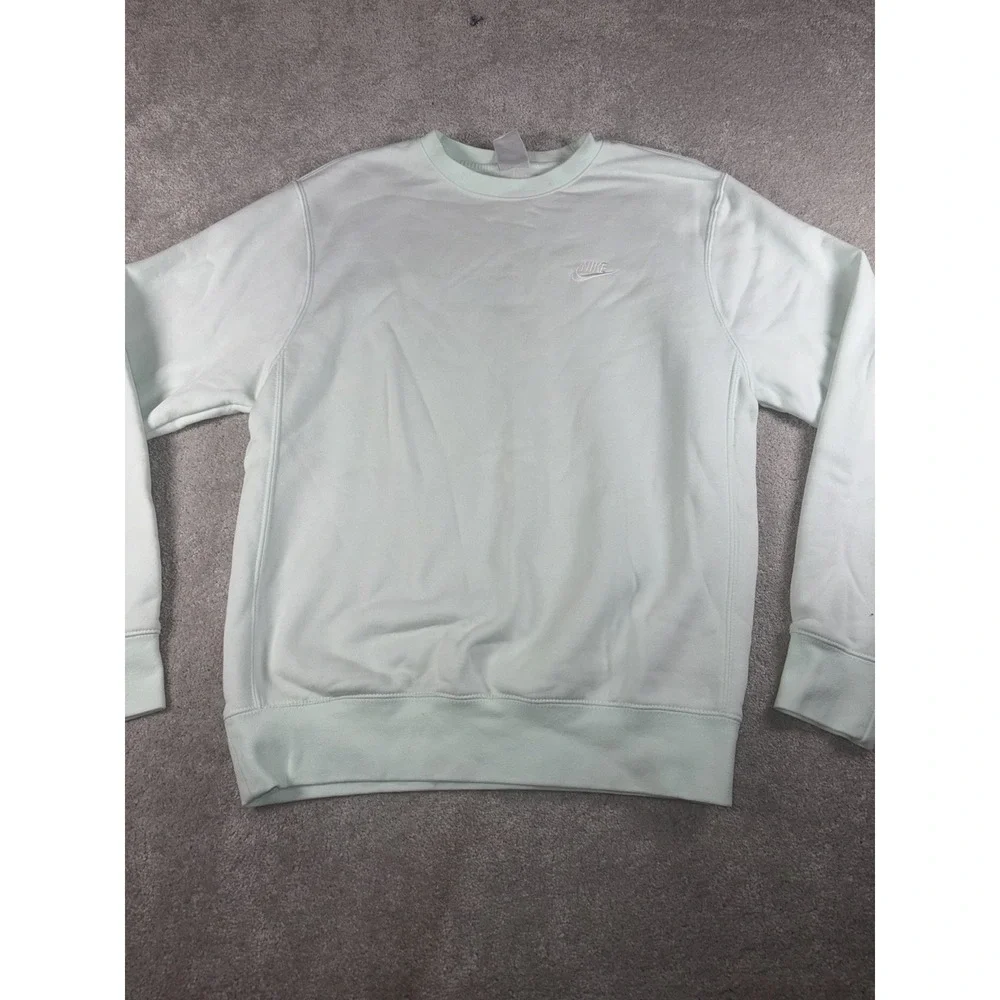 Nike Sportswear Fleece Sweatshirt Mint Green Mens Size S